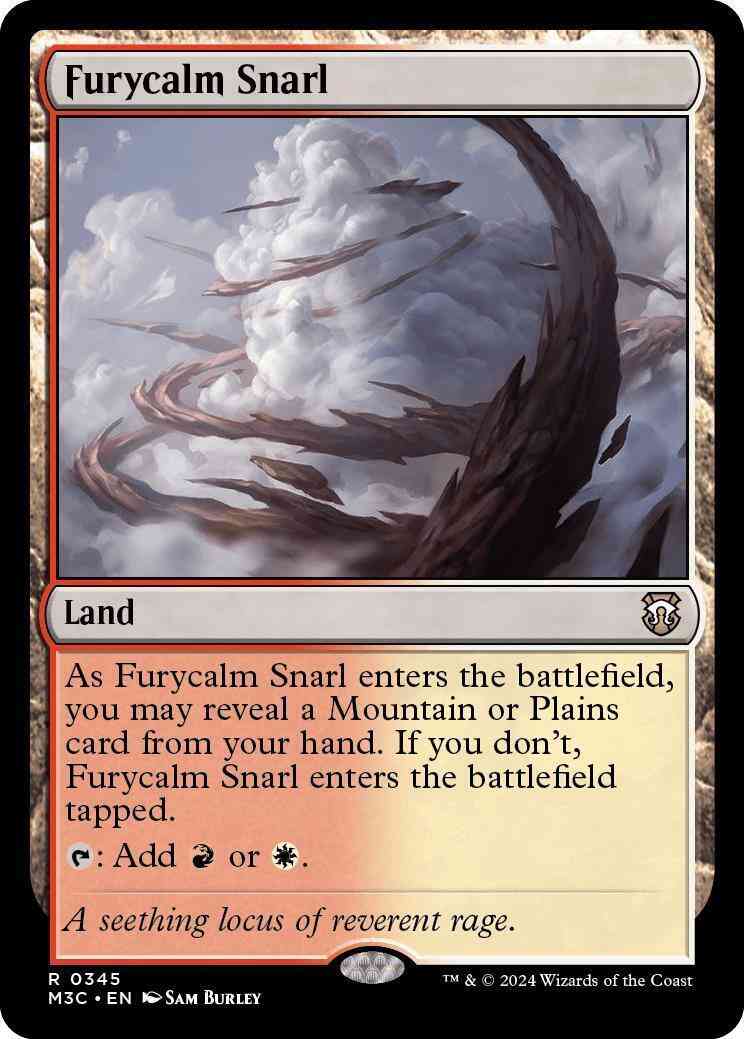 Furycalm Snarl [345] [Modern Horizons 3: Commander] [Non-Foil]