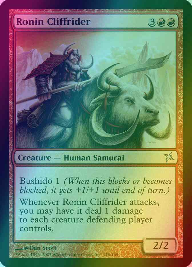Ronin Cliffrider [116] [Betrayers of Kamigawa] [Foil]