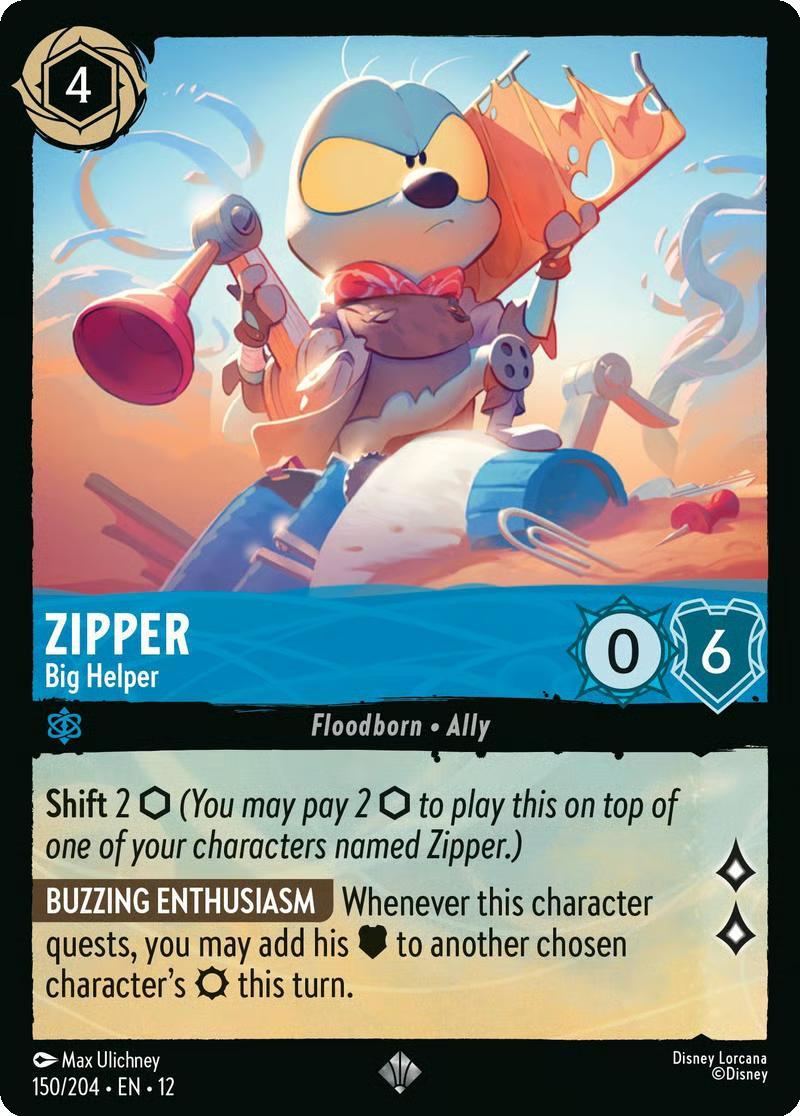 Zipper - Big Helper - 150/204 [Wilds Unknown] [Non-Foil]