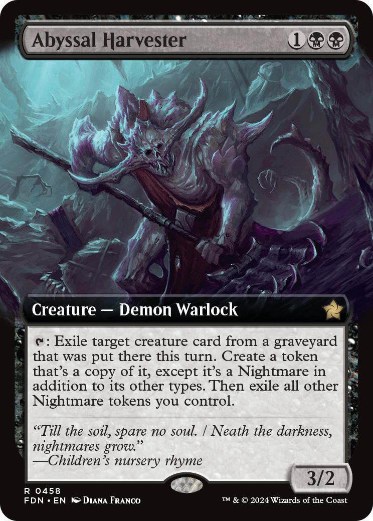 Abyssal Harvester [458] [Extended Art] [Foundations] [Non-Foil]