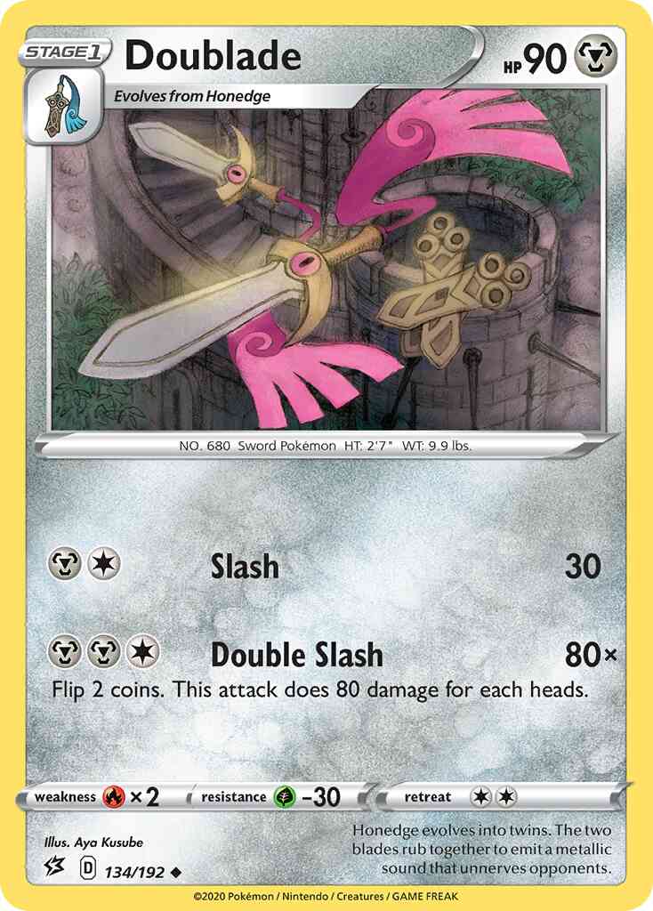 Doublade - 134/192 - Uncommon [swsh2-134] [Reverse Holo]