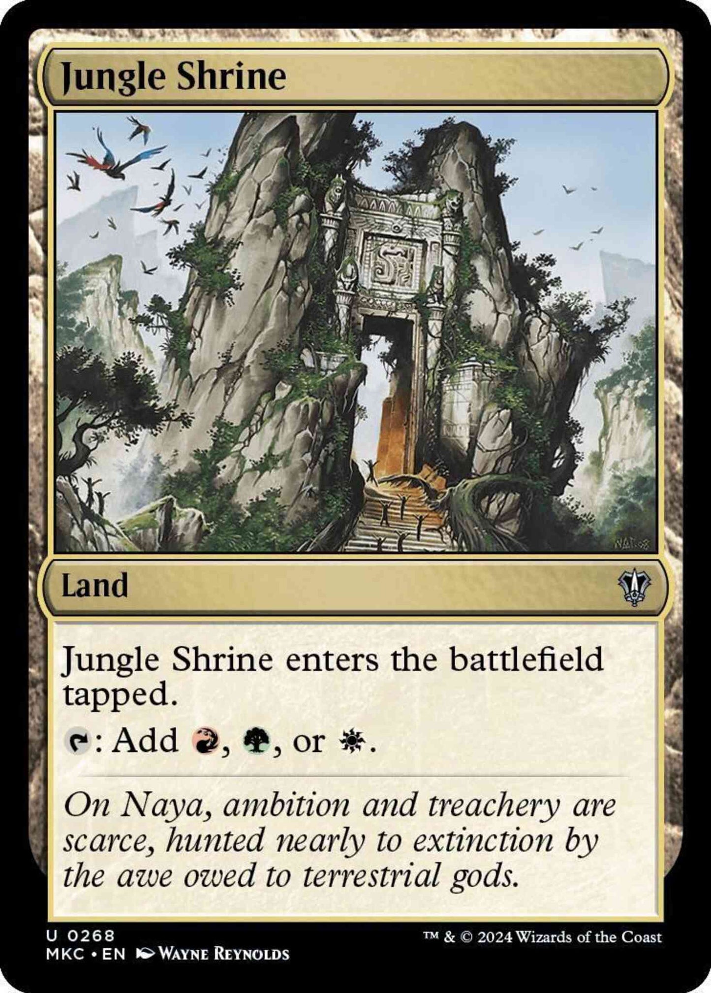 Jungle Shrine [268] [Murders at Karlov Manor: Commander] [Non-Foil]