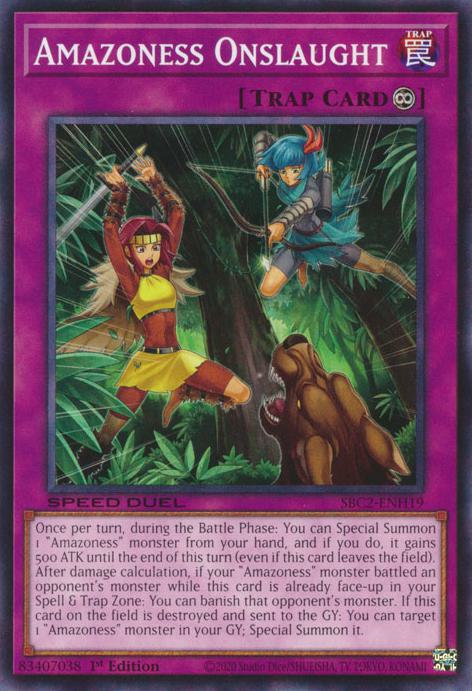 Amazoness Onslaught - SBC2-ENH19 - Common - 1st Edition