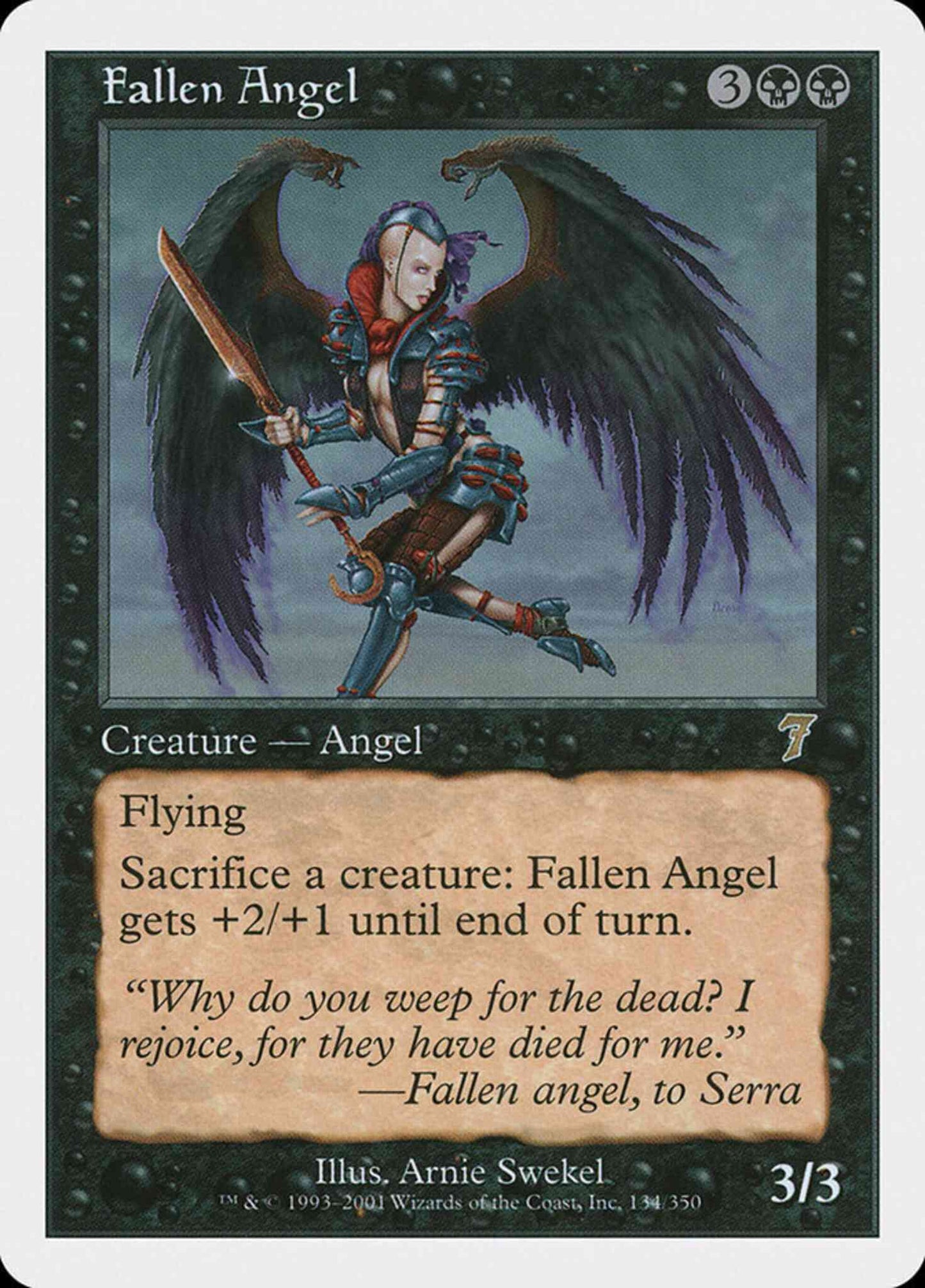 Fallen Angel [134] [Seventh Edition] [Non-Foil]