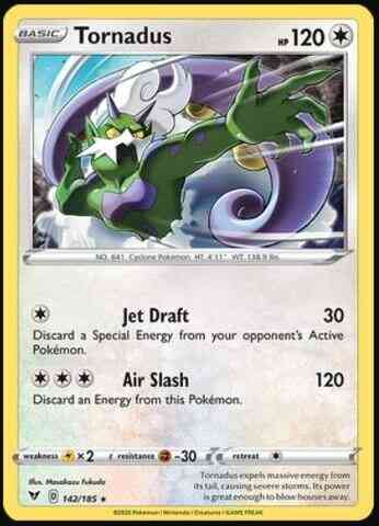 Tornadus - 142/185 - Rare Holo [swsh4-142] [Holo]