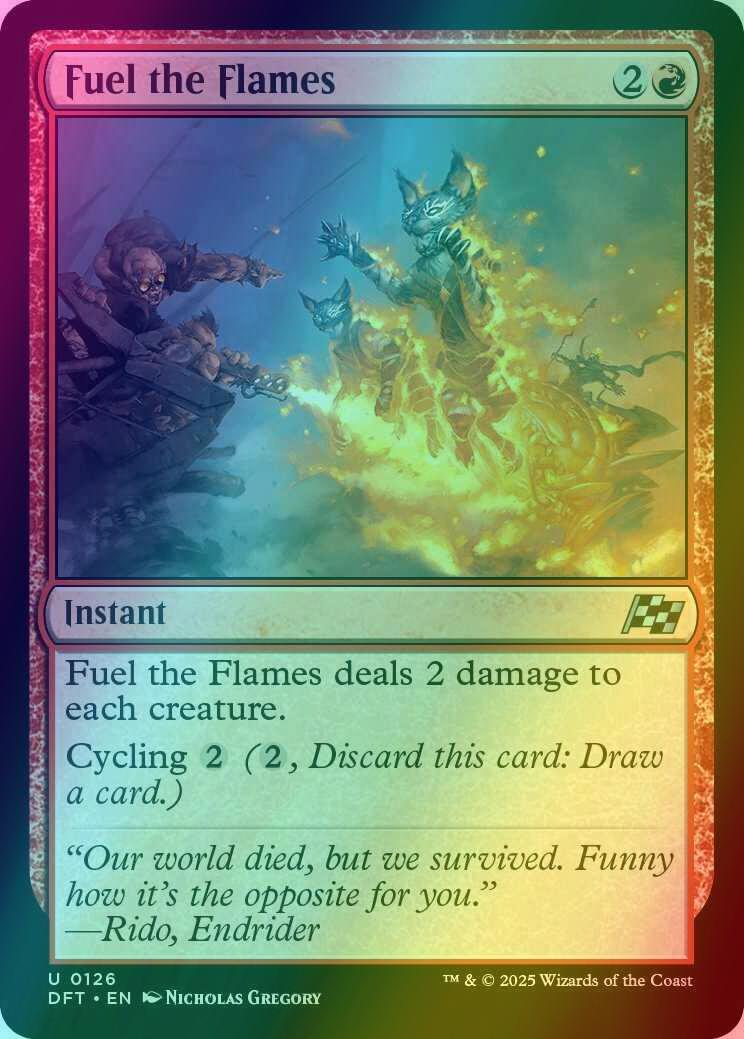Fuel the Flames [126] [Aetherdrift] [Foil]