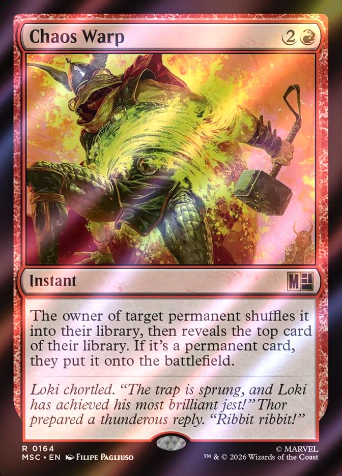 Chaos Warp [164] [Marvel Super Heroes: Commander] [Surge Foil]