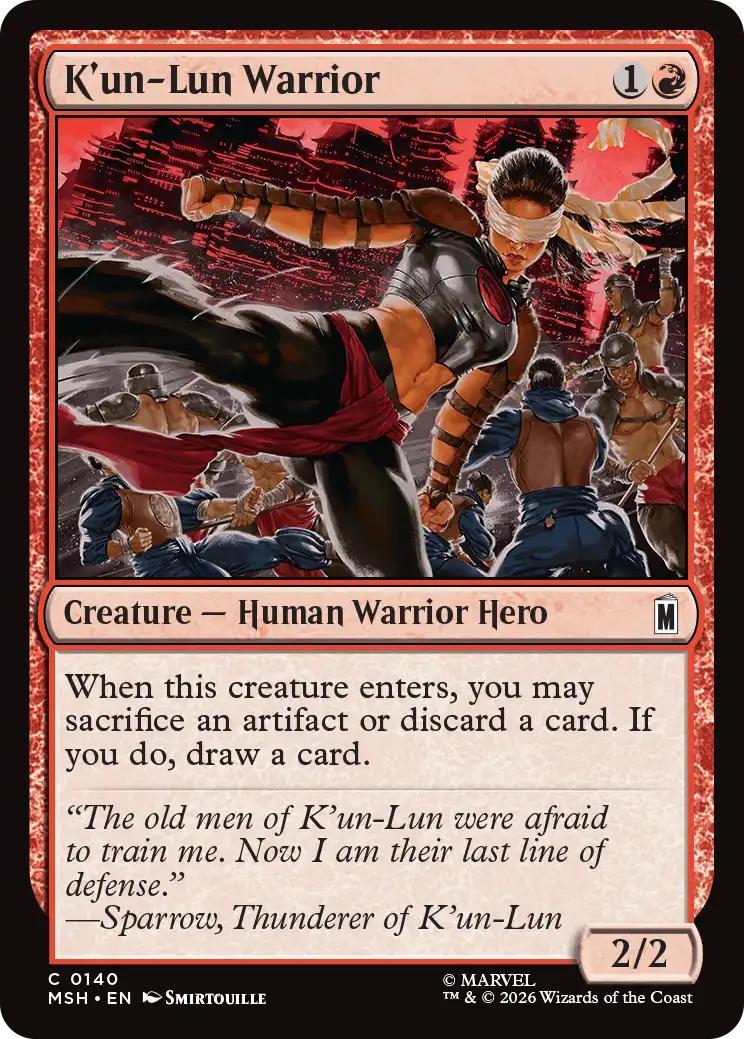 K'un-Lun Warrior [140] [Marvel Super Heroes] [Non-Foil]