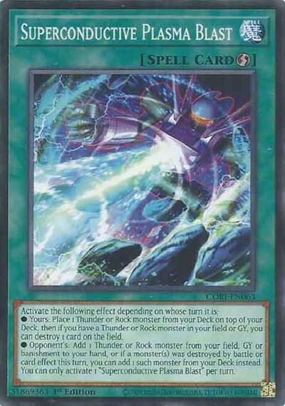 Superconductive Plasma Blast - CORI-EN063 - Common - 1st Edition