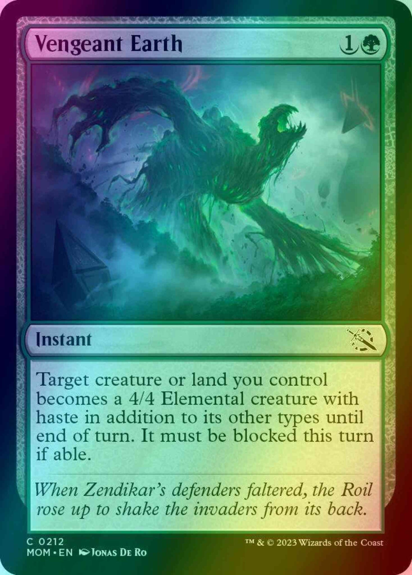 Vengeant Earth [212] [March of the Machine] [Foil]