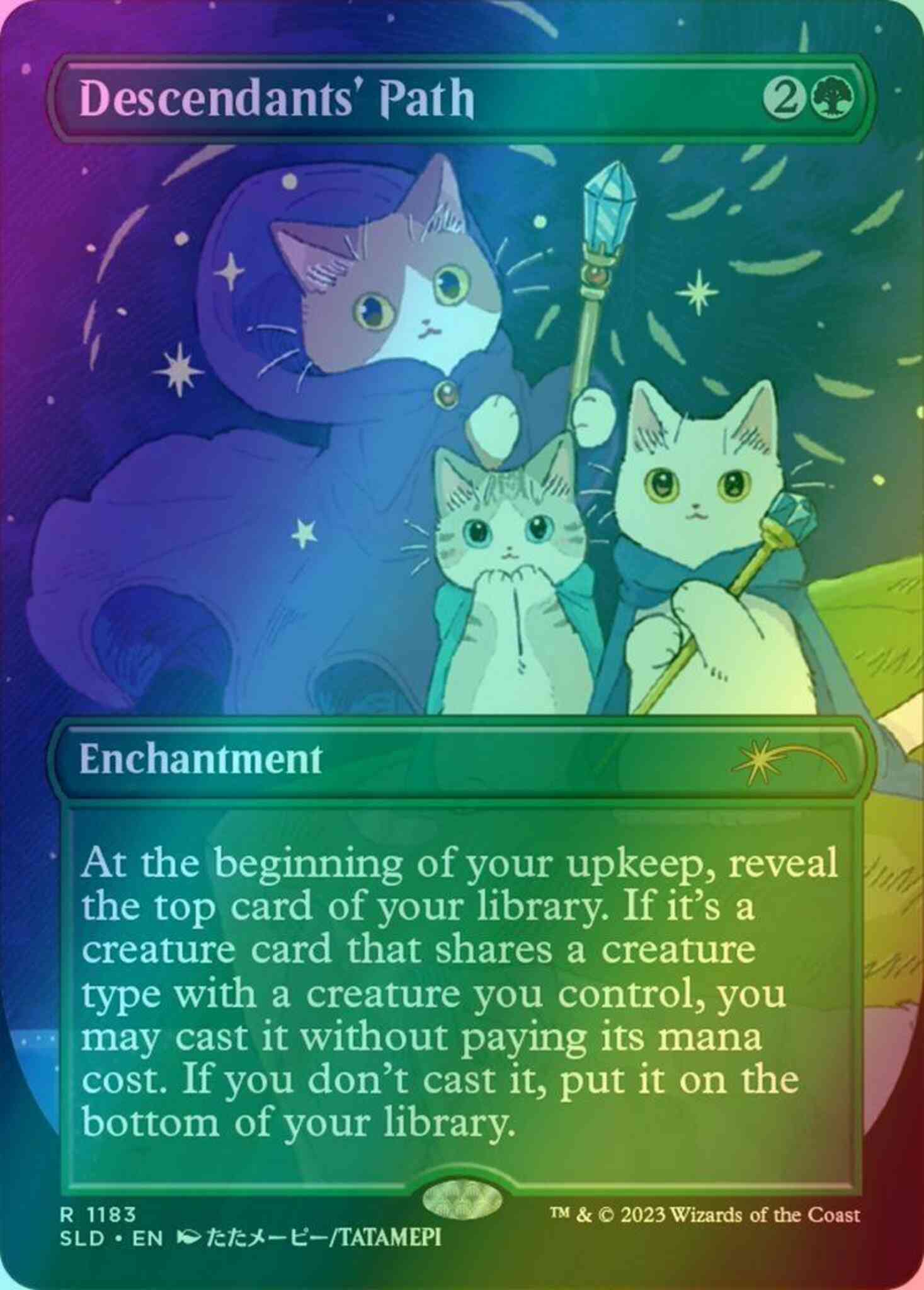 Descendants' Path [1183] [Borderless] [Look at the Kitties