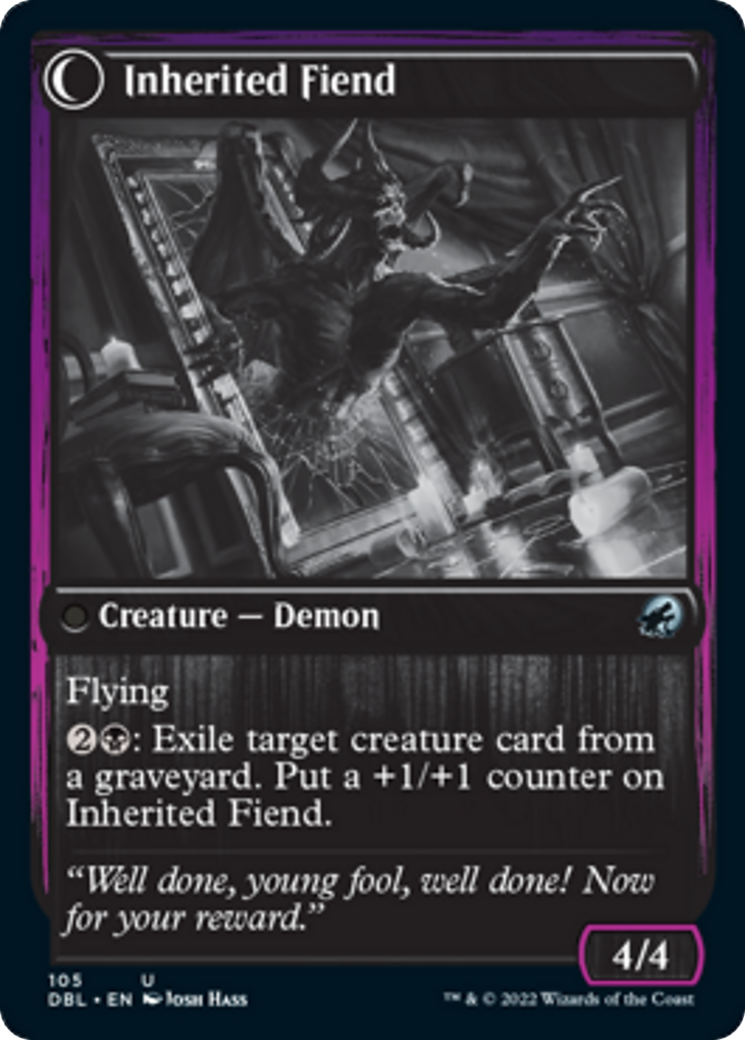 Heirloom Mirror // Inherited Fiend [105] [Innistrad: Double Feature] [Non-Foil]