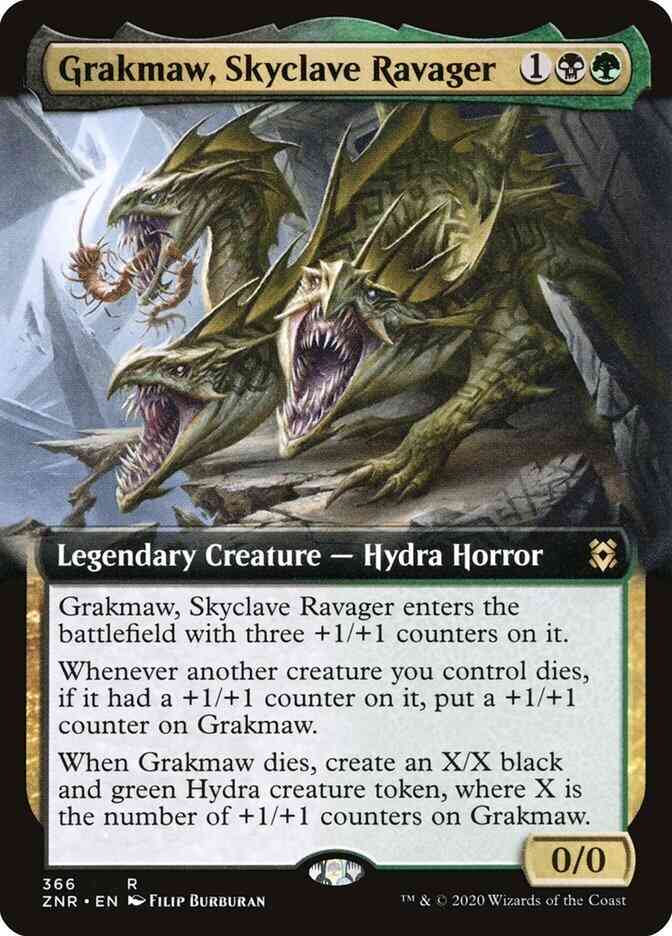 Grakmaw, Skyclave Ravager [366] [Extended Art] [Zendikar Rising] [Non-Foil]