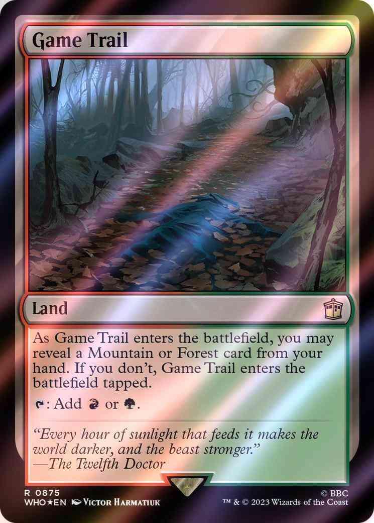 Game Trail [875] [Universes Beyond: Doctor Who] [Surge Foil]