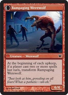 Tormented Pariah // Rampaging Werewolf [165] [Innistrad] [Non-Foil]