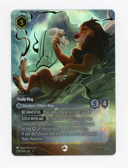Scar - Finally King — Enchanted|Holofoil — ID 19881