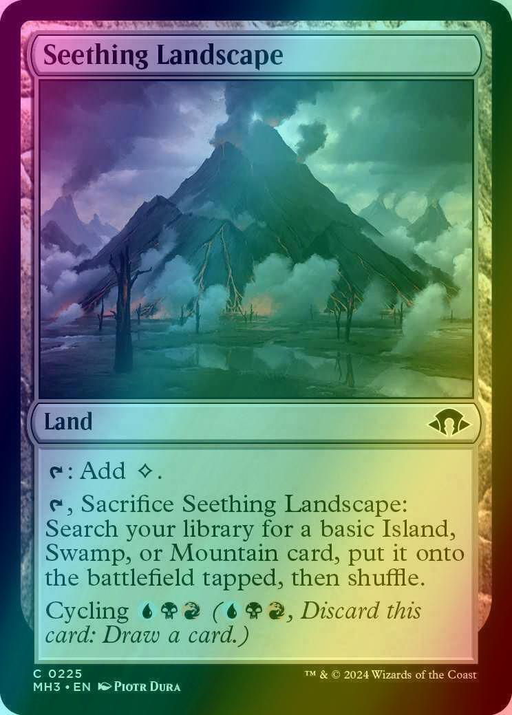Seething Landscape [225] [Modern Horizons 3] [Foil]