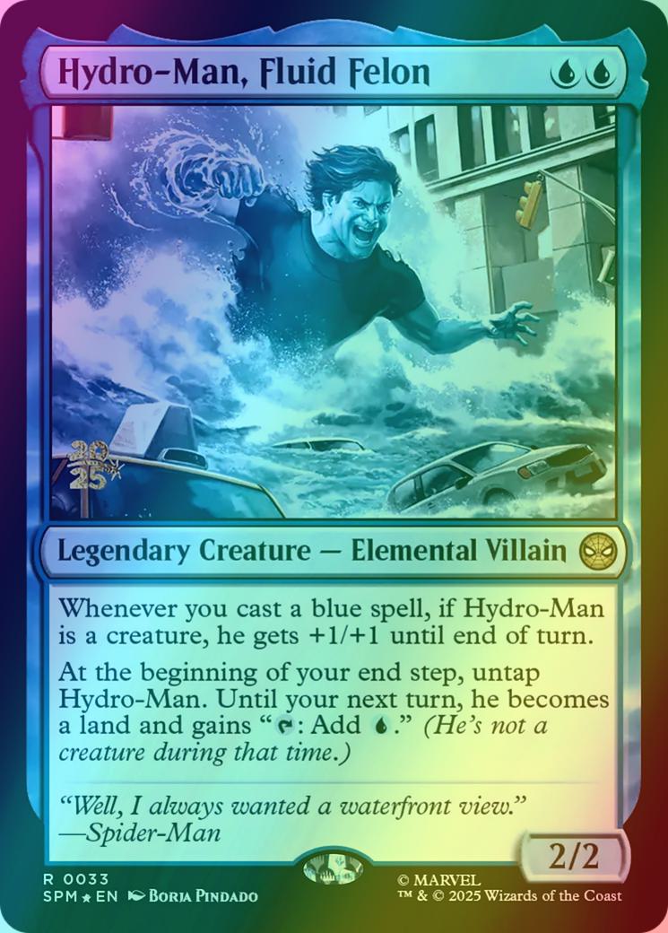 Hydro-Man, Fluid Felon [33s] [Marvel's Spider-Man: Promos] [Foil]