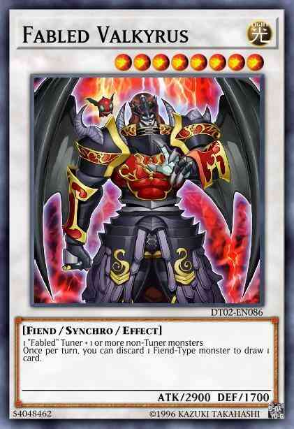 Fabled Valkyrus - DT02-EN086 - Duel Terminal Ultra Parallel Rare - Duel Terminal