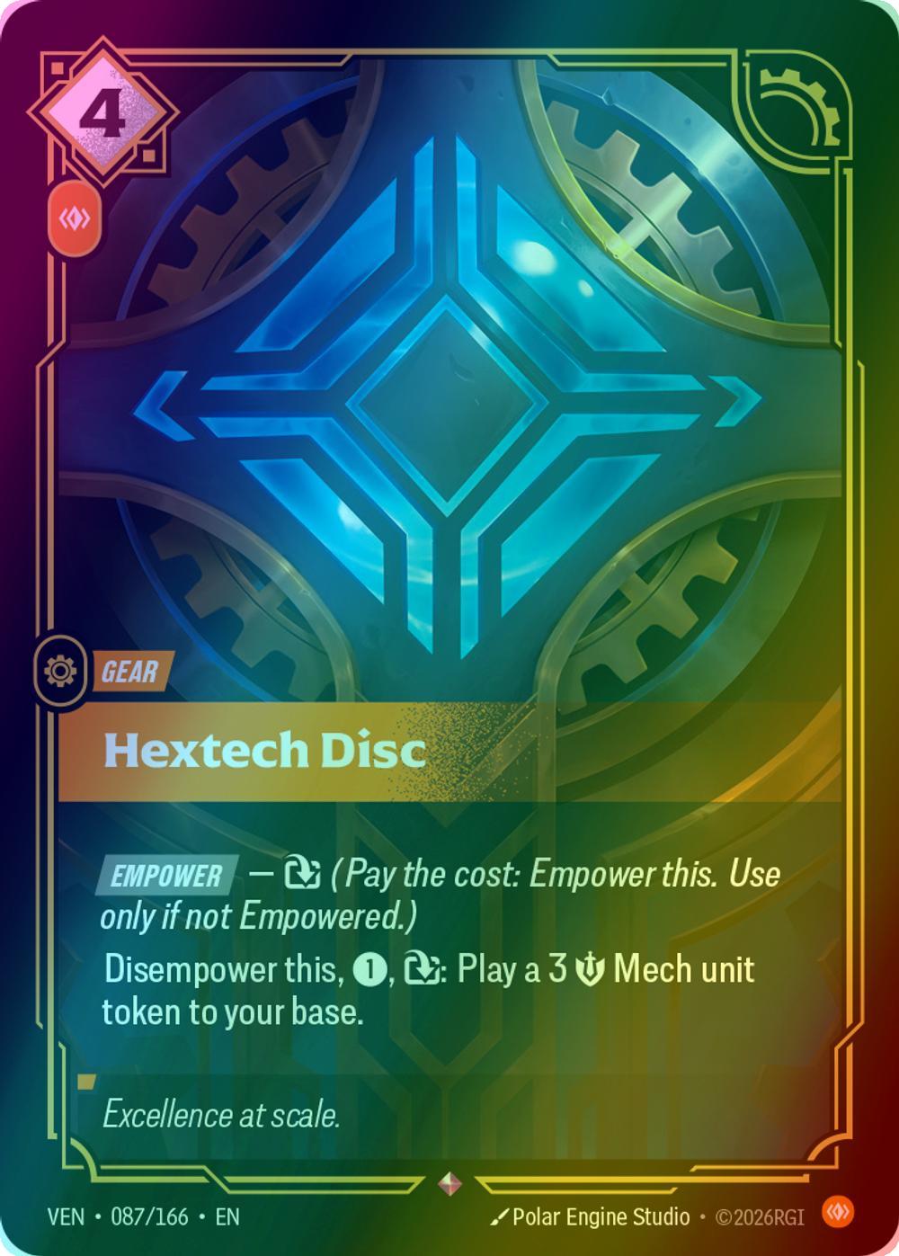 Hextech Disc - 087/166 [Vendetta] [Foil]