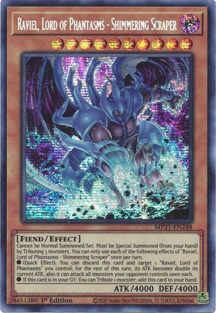 Raviel, Lord of Phantasms - Shimmering Scraper - MP21-EN248 - Prismatic Secret Rare - 1st Edition