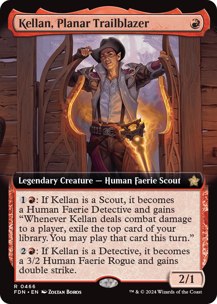 Kellan, Planar Trailblazer [466] [Extended Art] [Foundations] [Non-Foil]