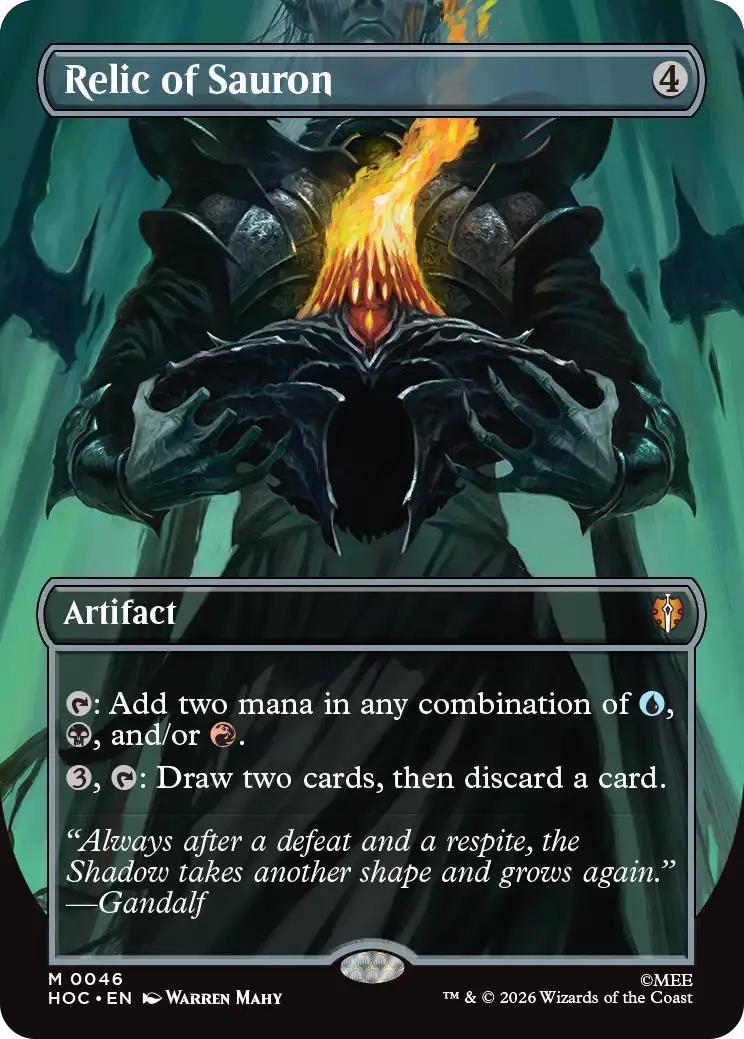 Relic of Sauron [46] [Borderless] [Classic Artist] [The Hobbit: Commander] [Non-Foil]