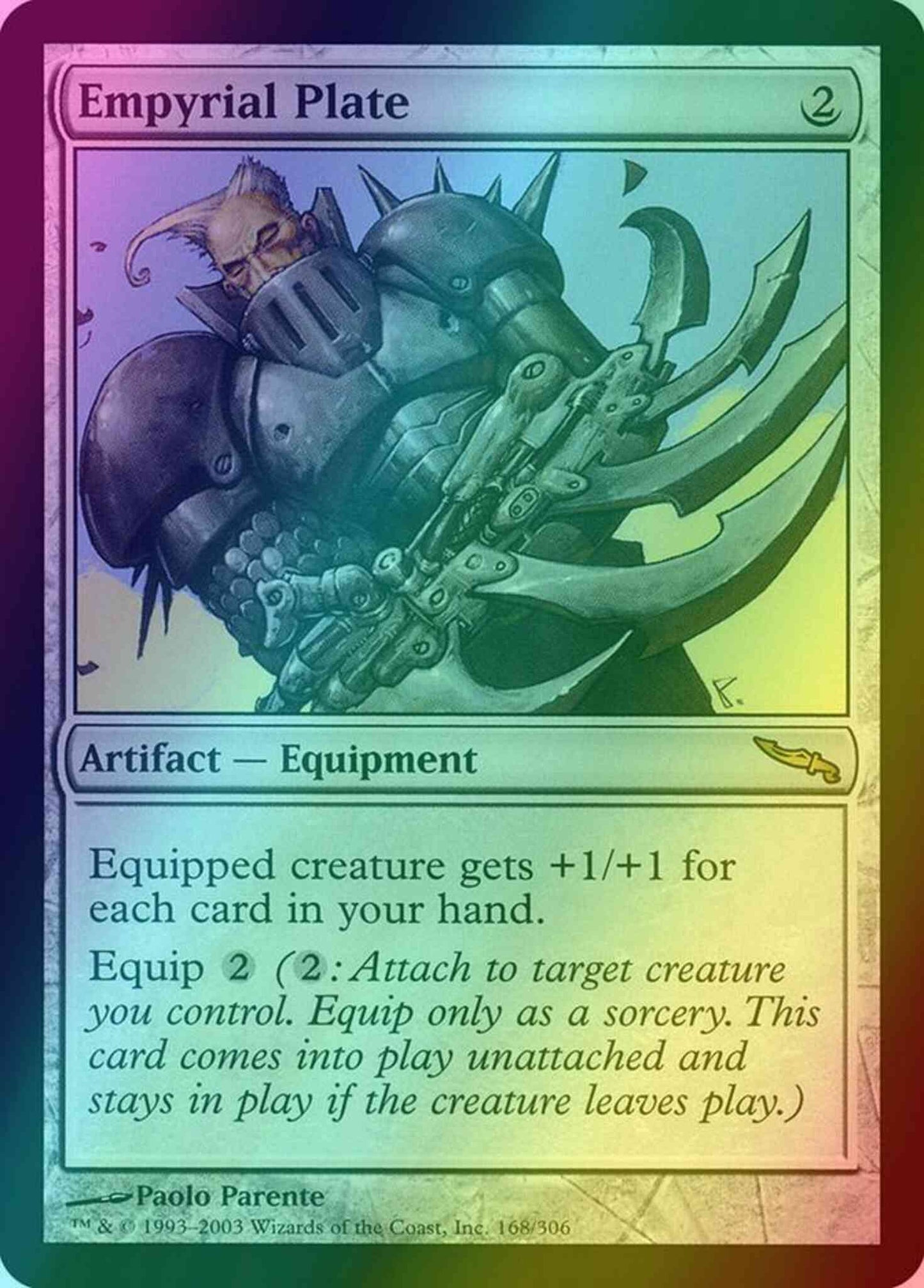 Empyrial Plate [168] [Mirrodin] [Foil]