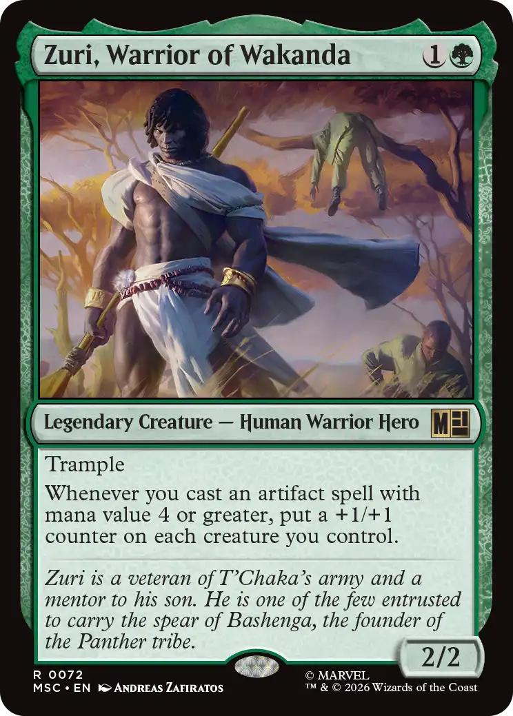 Zuri, Warrior of Wakanda [72] [Marvel Super Heroes: Commander] [Non-Foil]