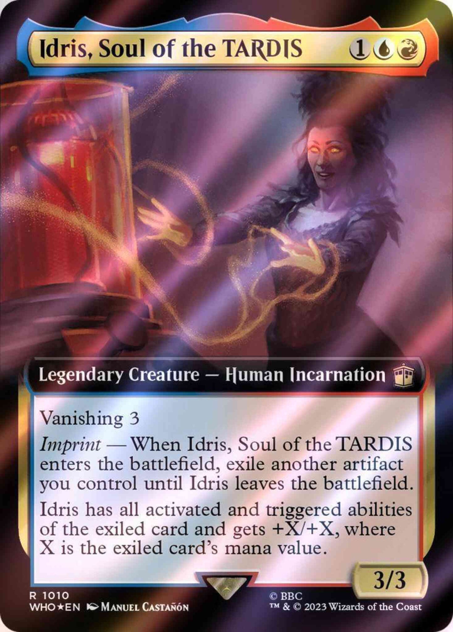 Idris, Soul of the TARDIS [1010] [Extended Art] [Universes Beyond: Doctor Who] [Surge Foil]
