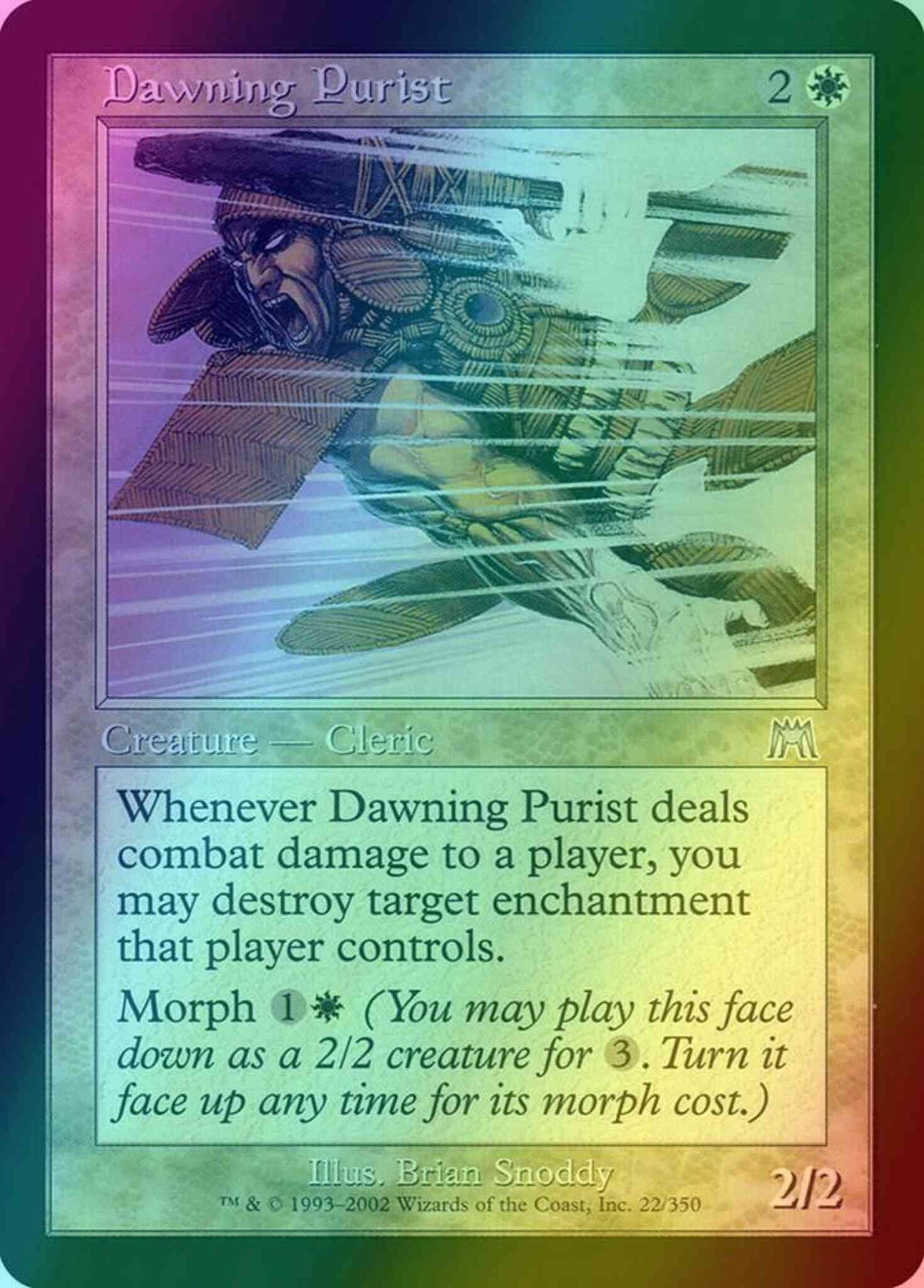 Dawning Purist [22] [Onslaught] [Foil]