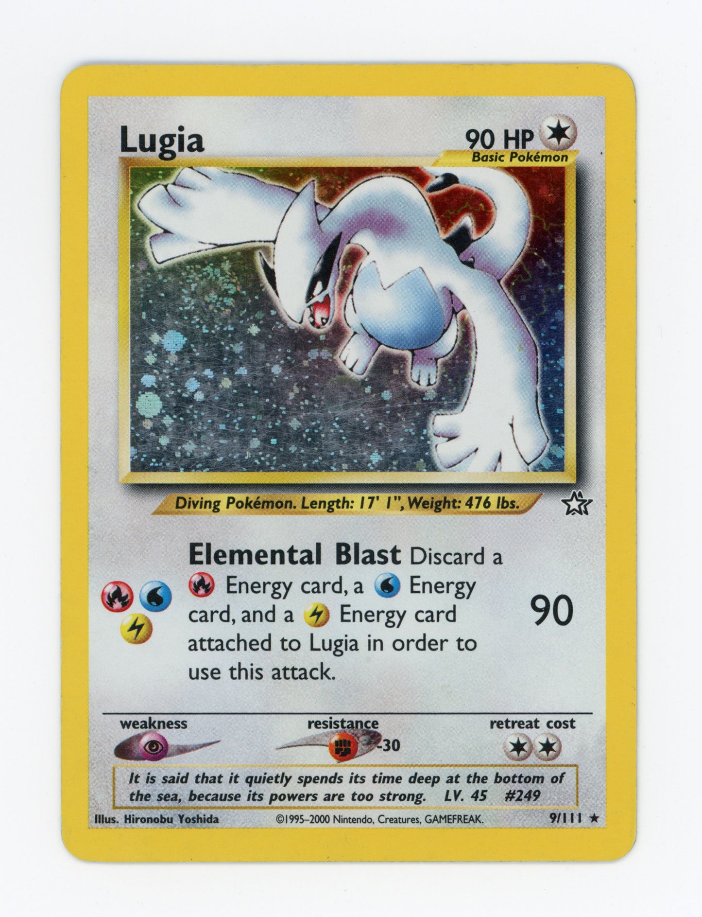 Lugia — Rare|Unlimited|Holo — ID 19945