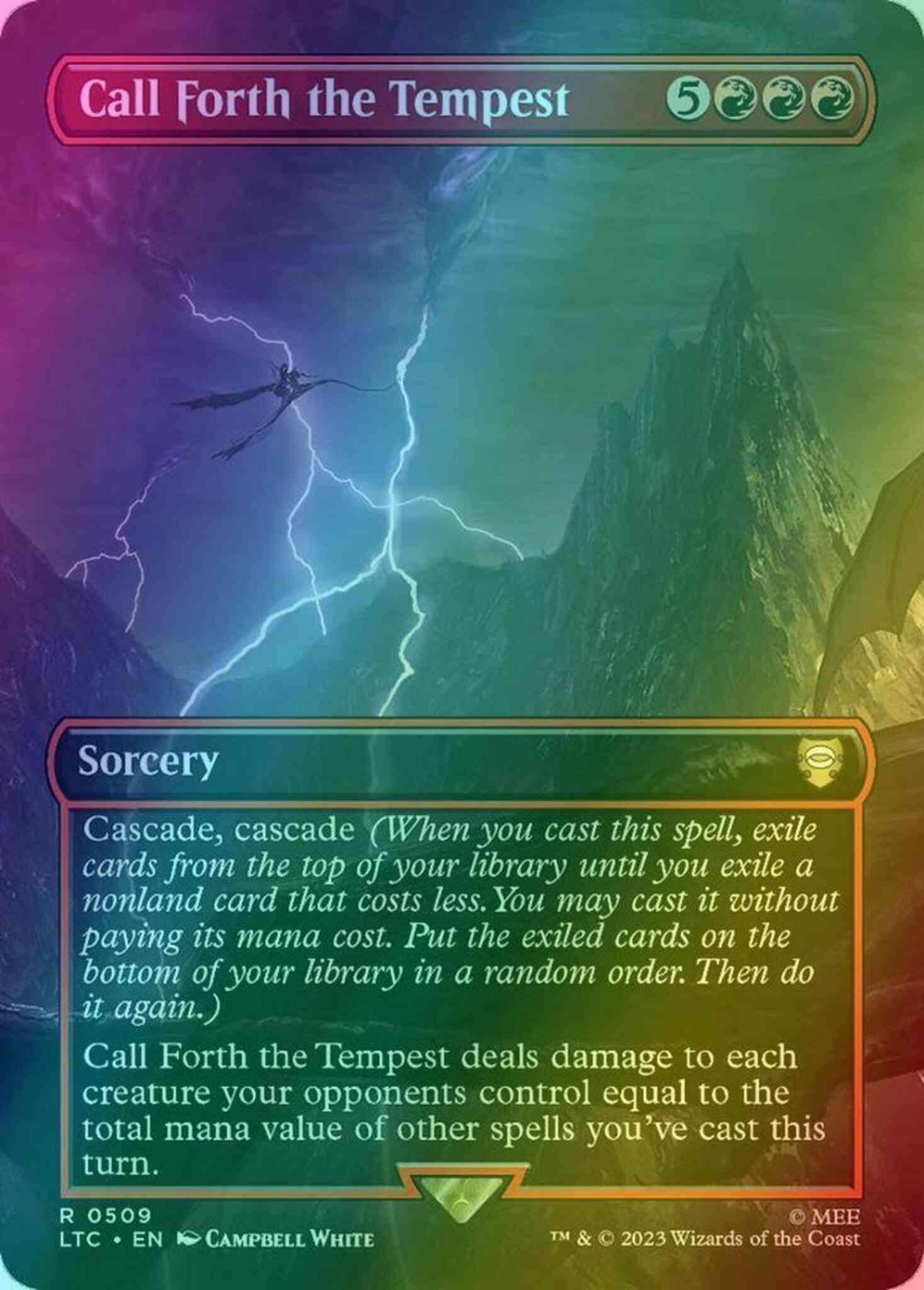Call Forth the Tempest [509] [Borderless] [The Lord of the Rings