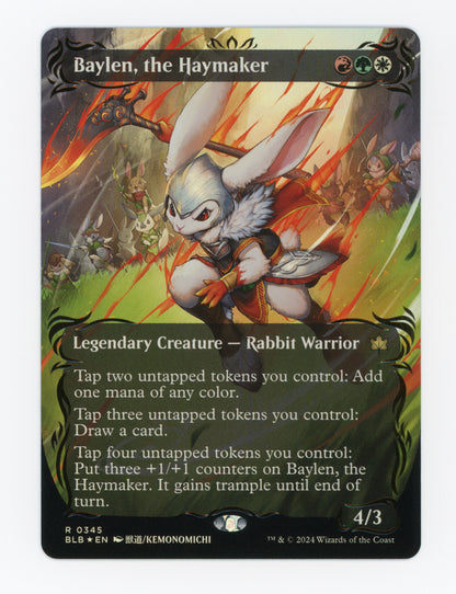 Baylen, the Haymaker — Borderless|Anime|Raised Foil — ID 18766