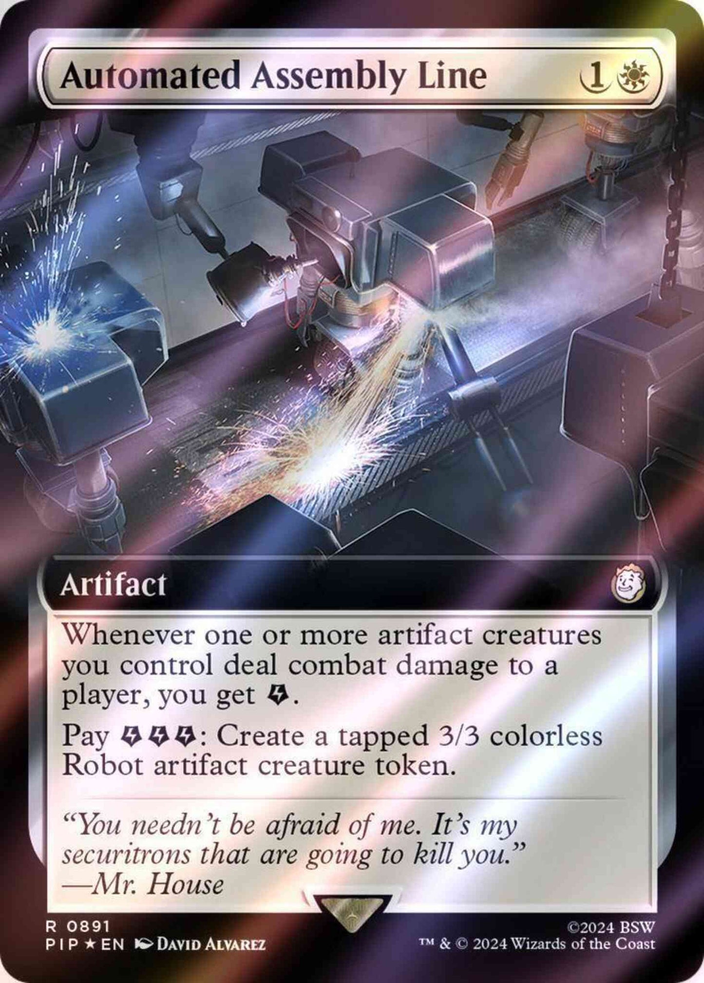 Automated Assembly Line [891] [Extended Art] [Fallout] [Surge Foil]