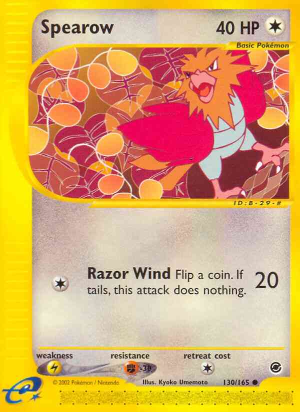 Spearow - 130/165 - Common [ecard1-130] [Reverse Holo]