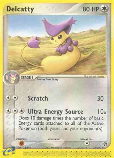 Delcatty - 34/100 - Uncommon [ex2-34] [Reverse Holo]