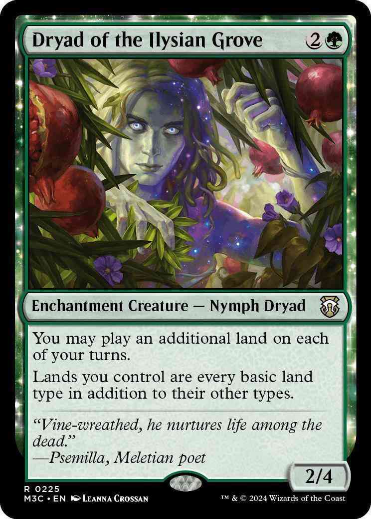 Dryad of the Ilysian Grove [225] [Modern Horizons 3: Commander] [Non-Foil]