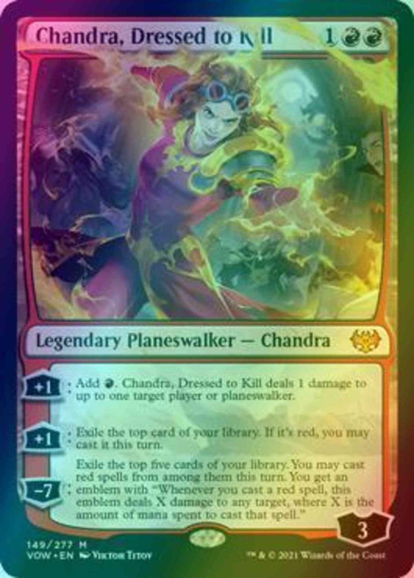 Chandra, Dressed to Kill [149] [Innistrad: Crimson Vow] [Foil]