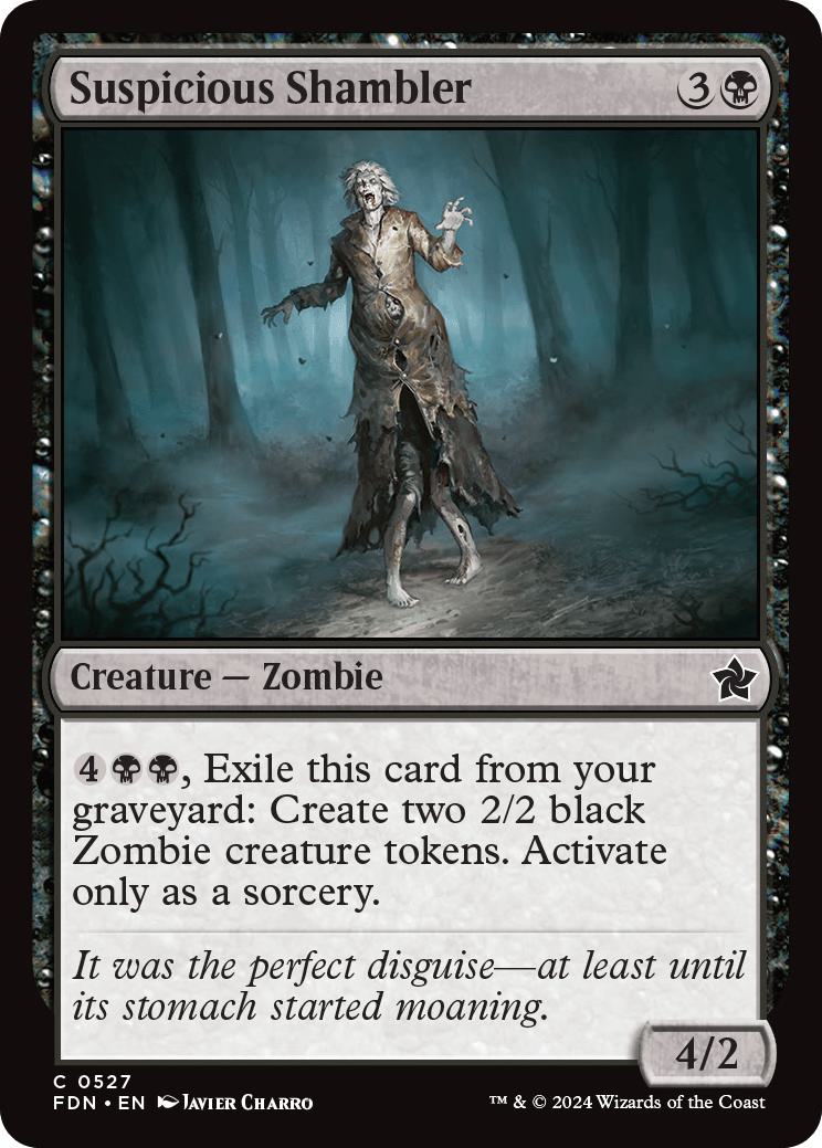 Suspicious Shambler [527] [Foundations] [Non-Foil]