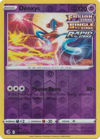 Deoxys - 120/264 - Rare Holo [SWSH8-120] [Reverse Holo]