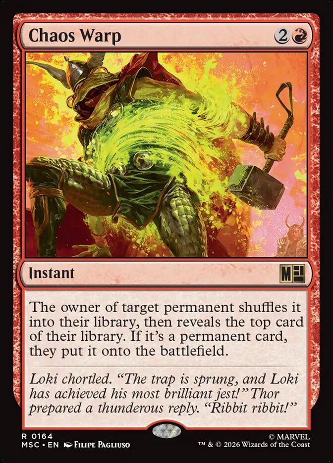 Chaos Warp [164] [Marvel Super Heroes: Commander] [Non-Foil]