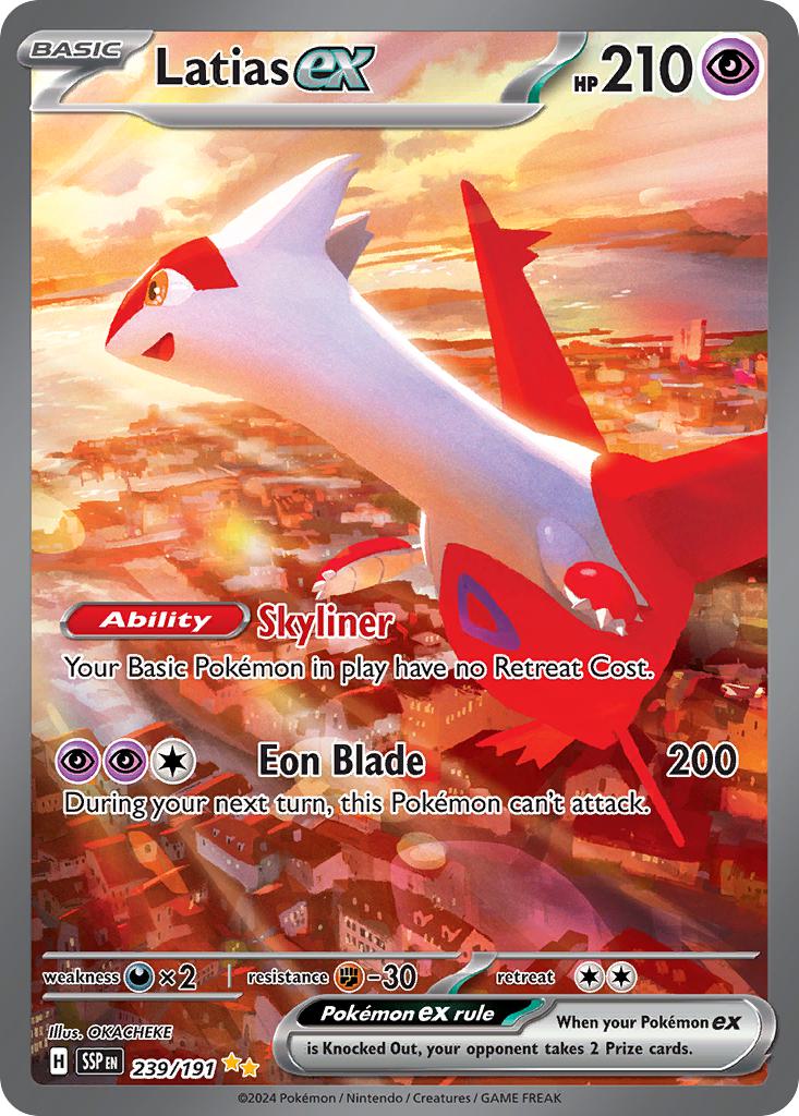 Latias ex - 239/191 - Special Illustration Rare [sv08-239] [Ultra]