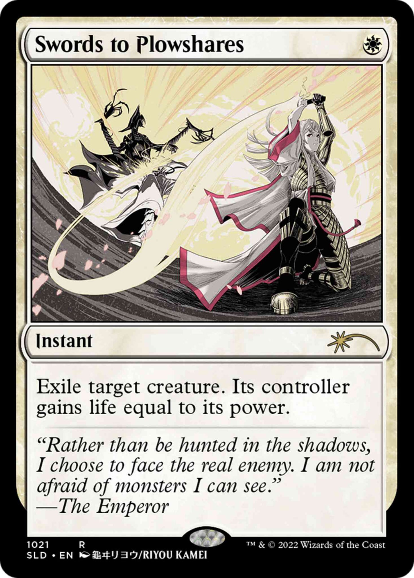 Swords to Plowshares [1021] [Kamigawa Manga] [Secret Lair Drop] [Non-Foil]