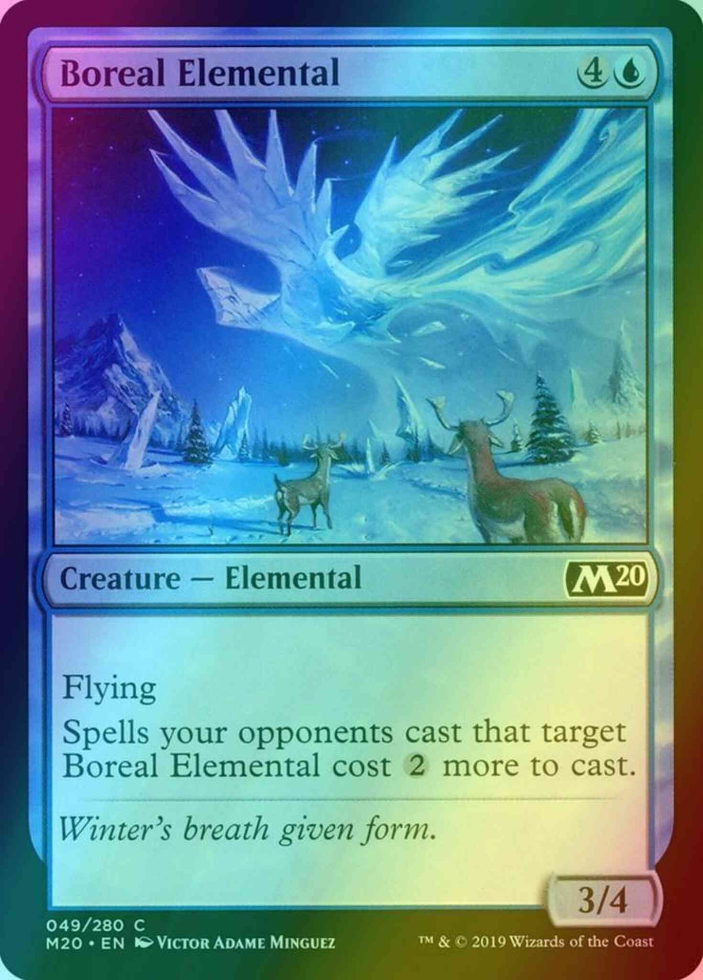 Boreal Elemental [49] [Core Set 2020] [Foil]