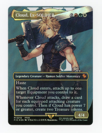 Cloud, Ex-SOLDIER — Borderless|Character|Surge Foil — ID 19065
