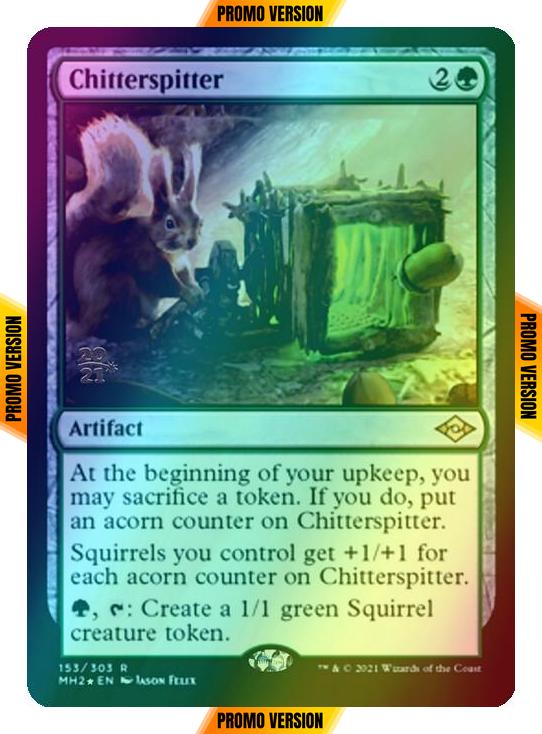 Chitterspitter [Prerelease] [153S] [Modern Horizons 2 Promos] [Foil]