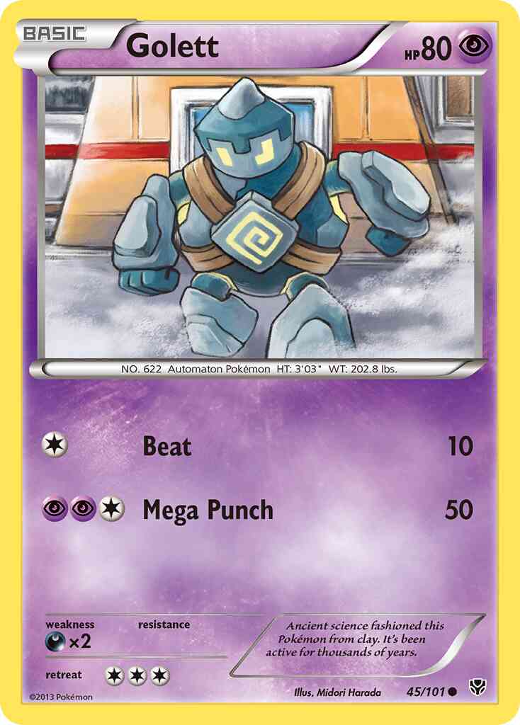 Golett - 45/101 - Common [bw10-45] [Non-Holo]