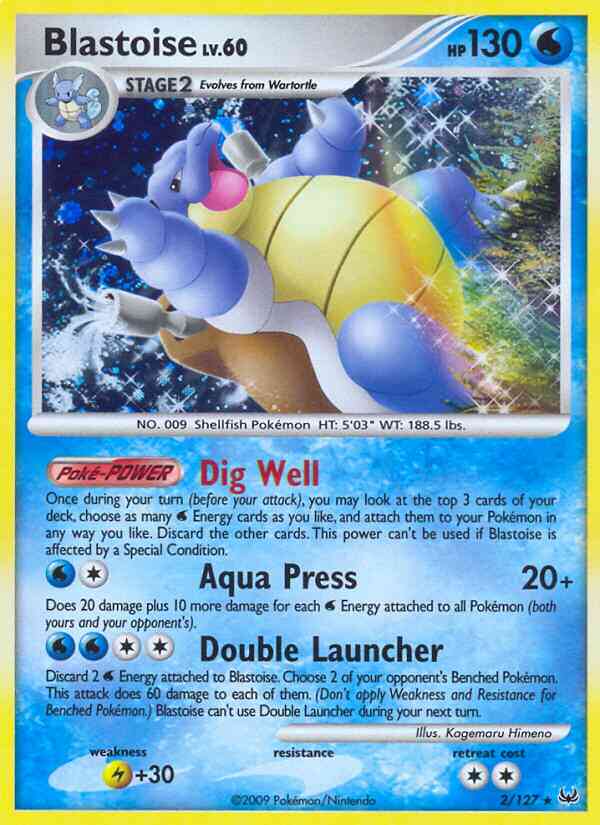 Blastoise - 2/127 - Rare Holo [pl1-2] [Holo]