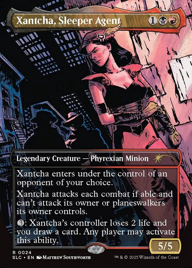 Xantcha, Sleeper Agent [0024] [Borderless] [Encyclopedia of Magic] [Secret Lair Countdown] [Non-Foil]